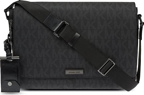 michael kors black sea blue mens messenger bag|Michael Kors belt bag.